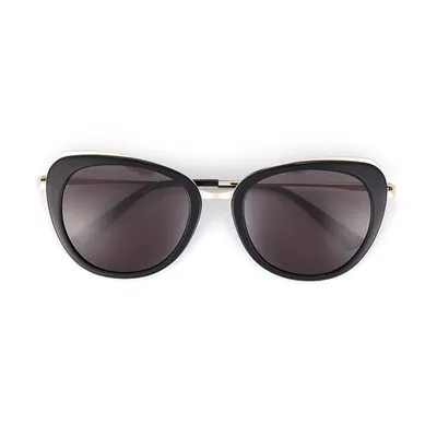 Жіночі сонцезахисні окуляри з ацетатного металу "Котяче око".